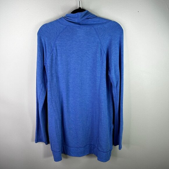 Womens mock neck blue athletic pullover‎ tunic size medium - Picture 5 of 5
